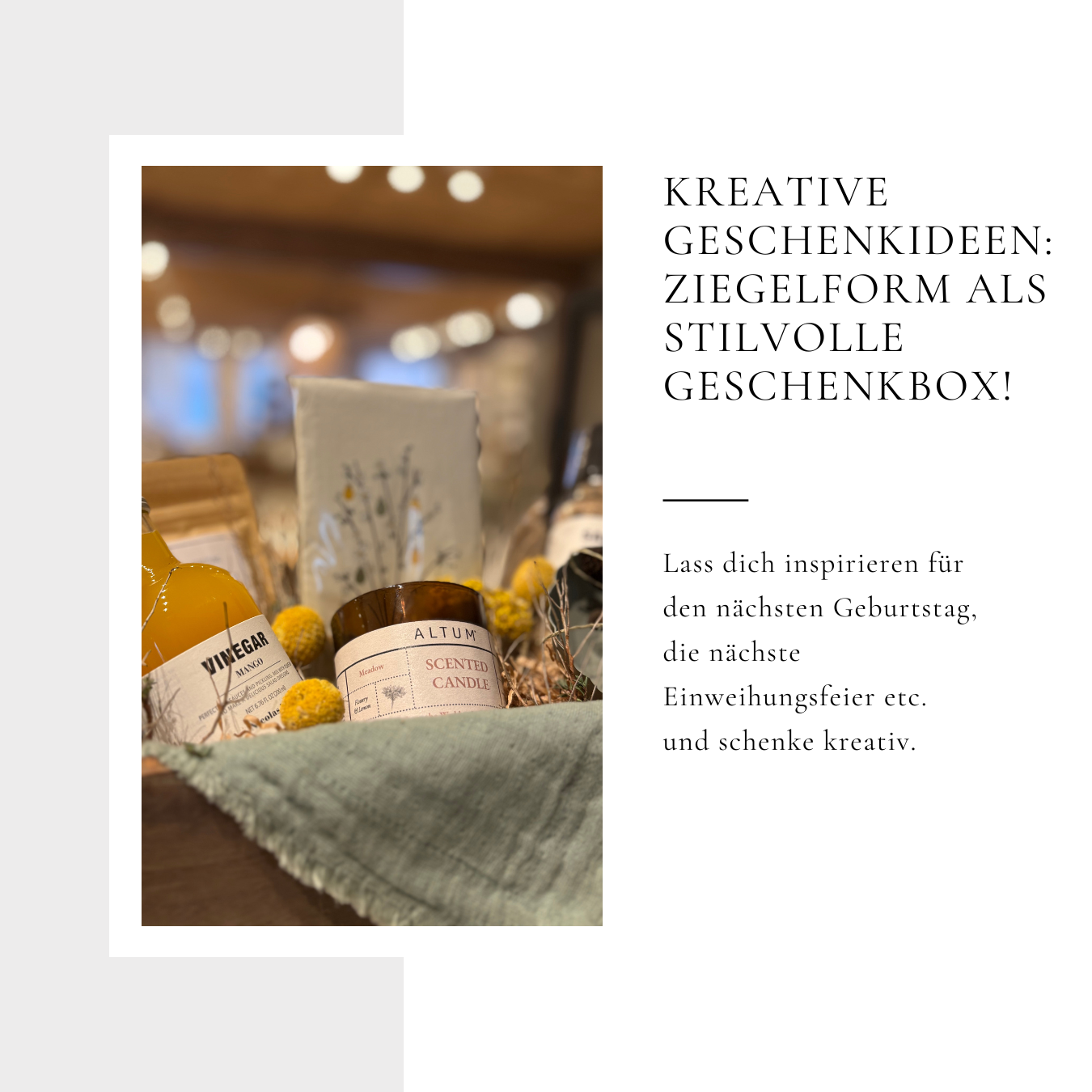 So einfach und doch so stilvoll: Geschenke in Ziegelform verpacken 🤍