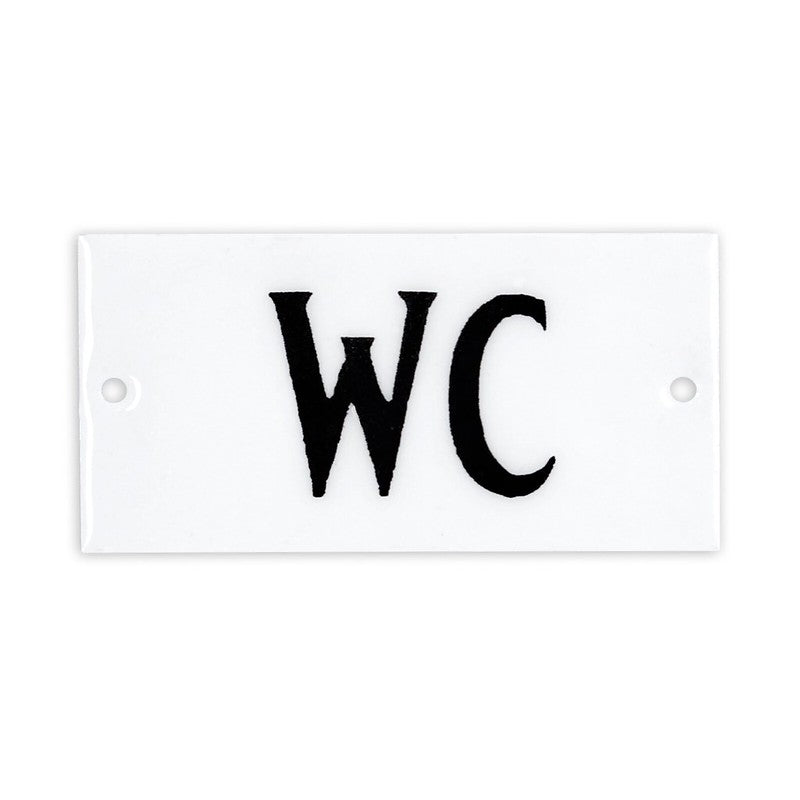 Strömshaga Emailleschild WC