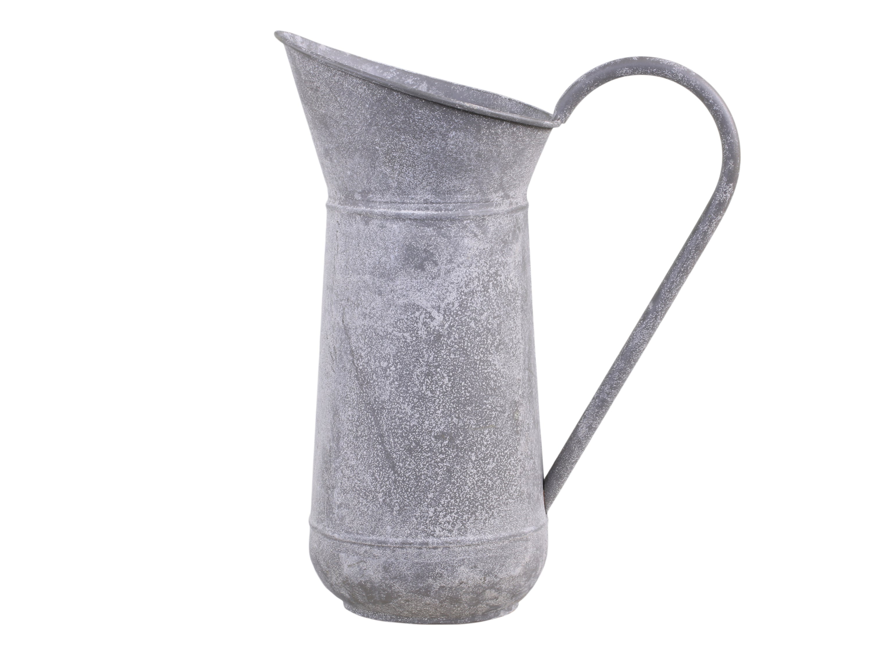 Chic Antique Kanne zur Deko, antique zink