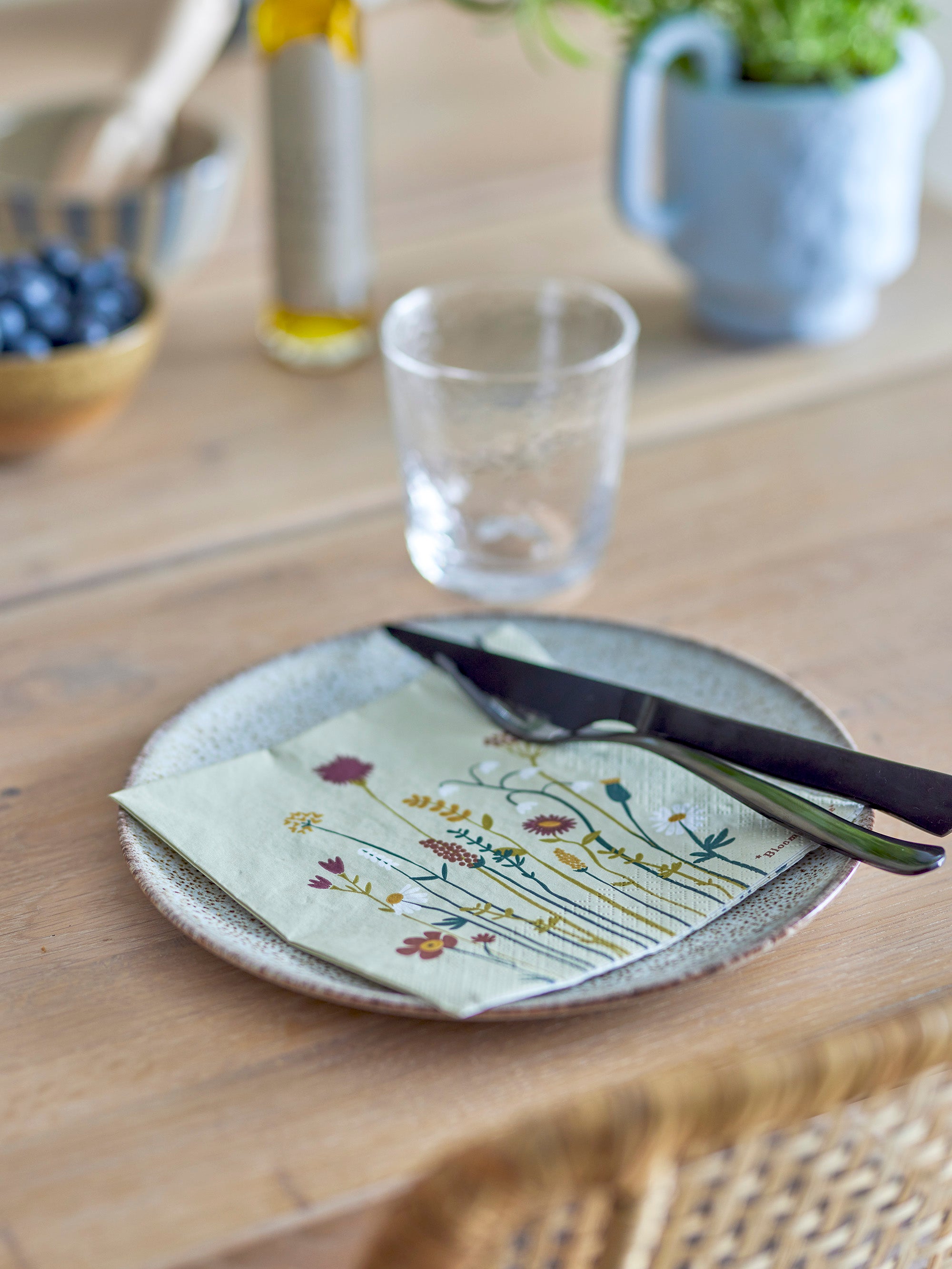 Bloomingville Serviette "Paige", Natur, FSC® Mix, Papier