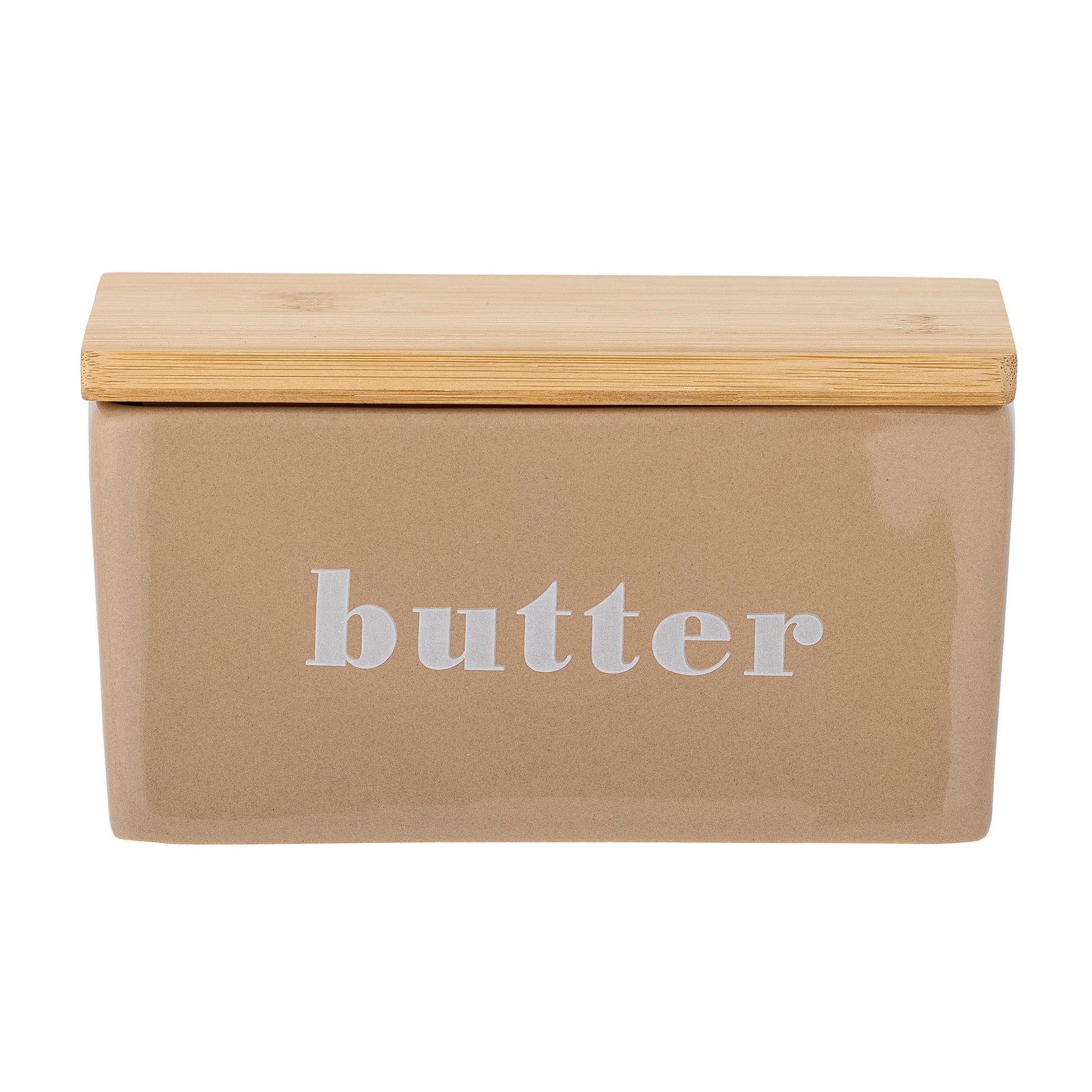 Bloomingville Butterdose "Hanyu" - Farbe braun, aus Steingut
