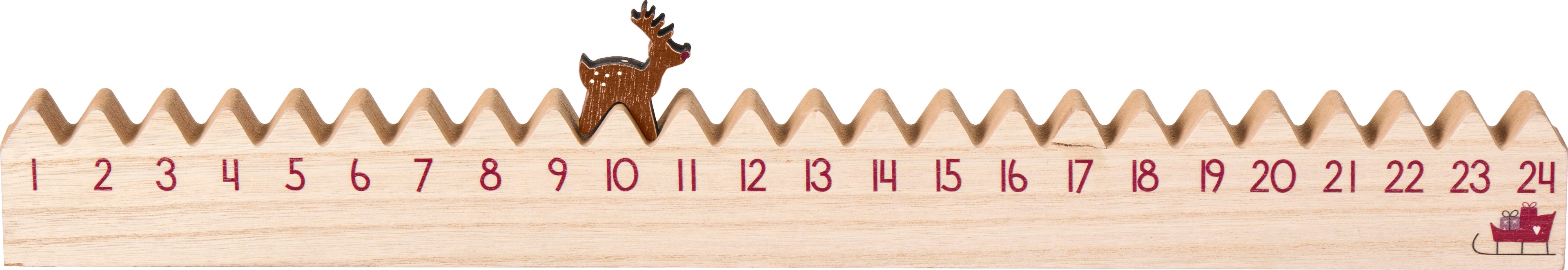 Ib Laursen Weihnachtskalender 1-24 gehendes Rentier