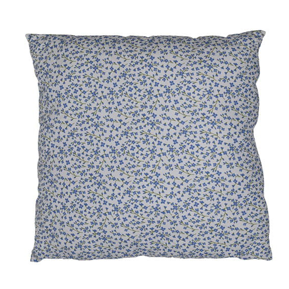 Det Gamle Apothek Kissen inkl. Füllung, blaue Blumen