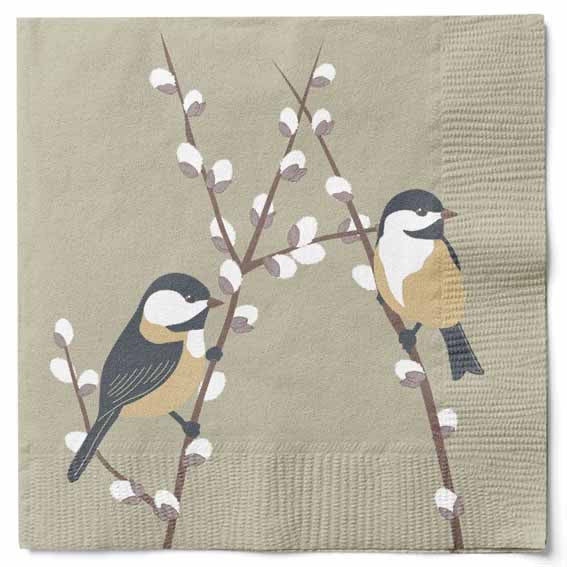 Det Gamle Apothek Servietten Frühling 33x33cm