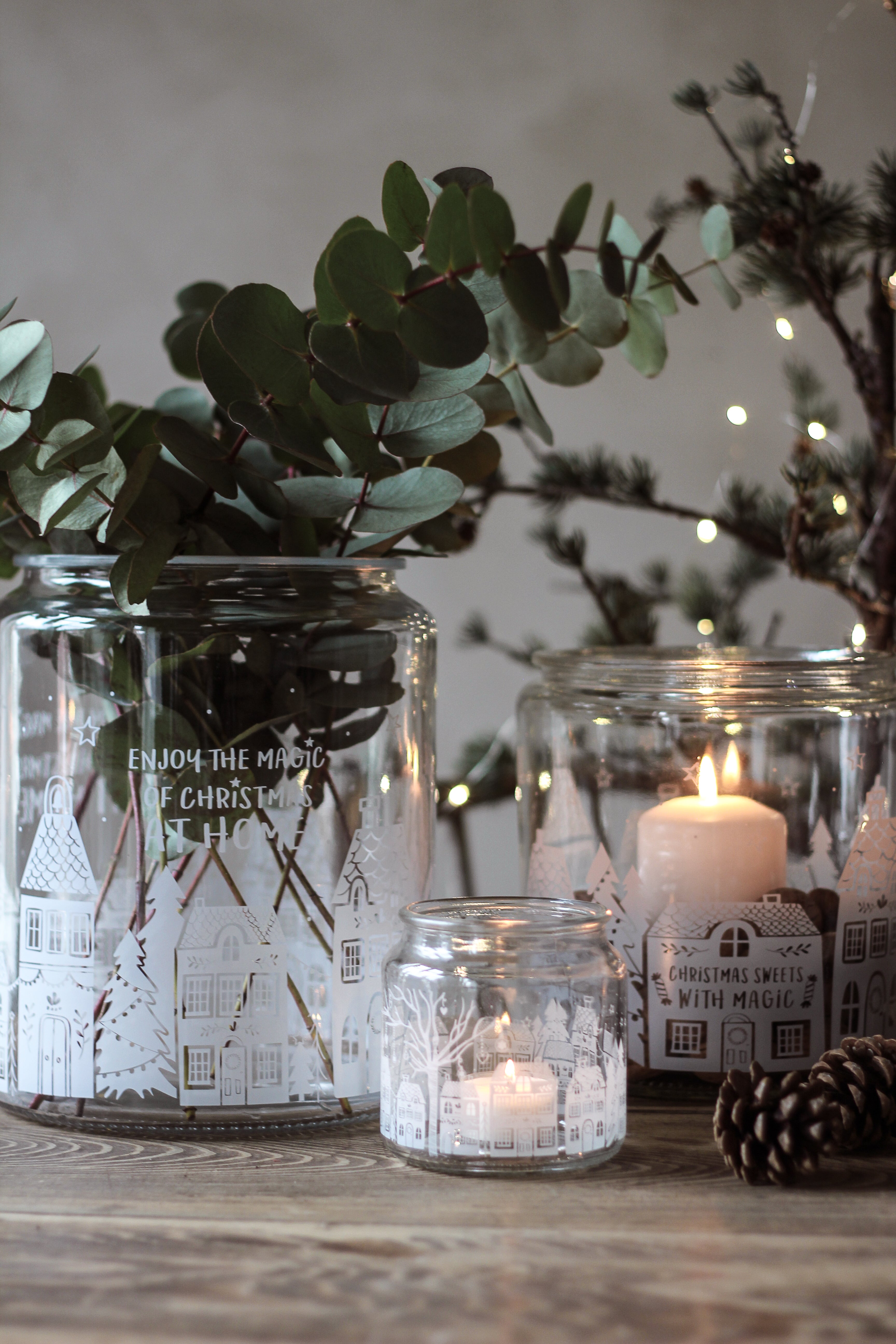 Majas Cottage Majas Vorratsglas  „Enjoy the Magic of Christmas at home"