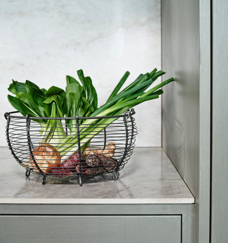 Strömshaga Korb "Wire" rund in 2 Größen