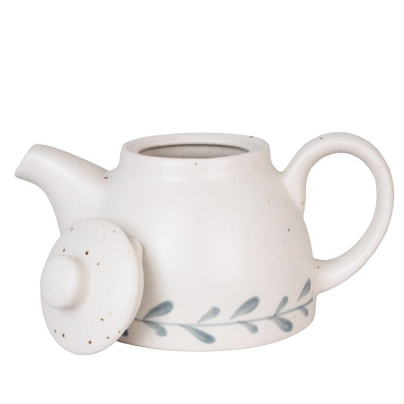 Strömshaga "Viola" Teekanne, mit Blättermotiv