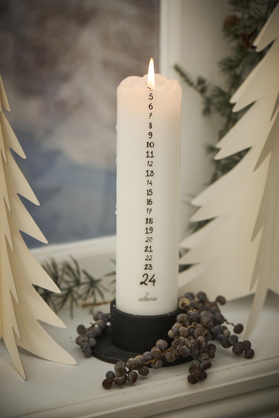 Ib Laursen Kerzenhalter für Stumpenkerze Ø:5 cm - für Adventskalenderkerzen