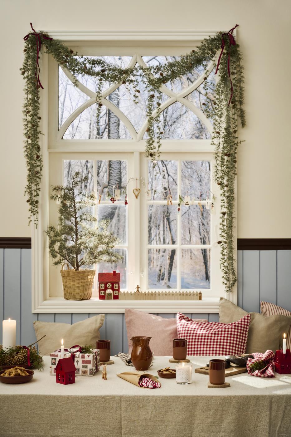 Ib Laursen Paraffinkerze im Glas,  1-24 für die Adventszeit