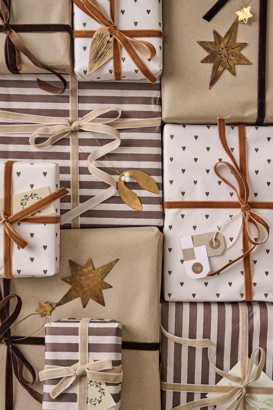 Ib Laursen Geschenkanhänger Herz braun