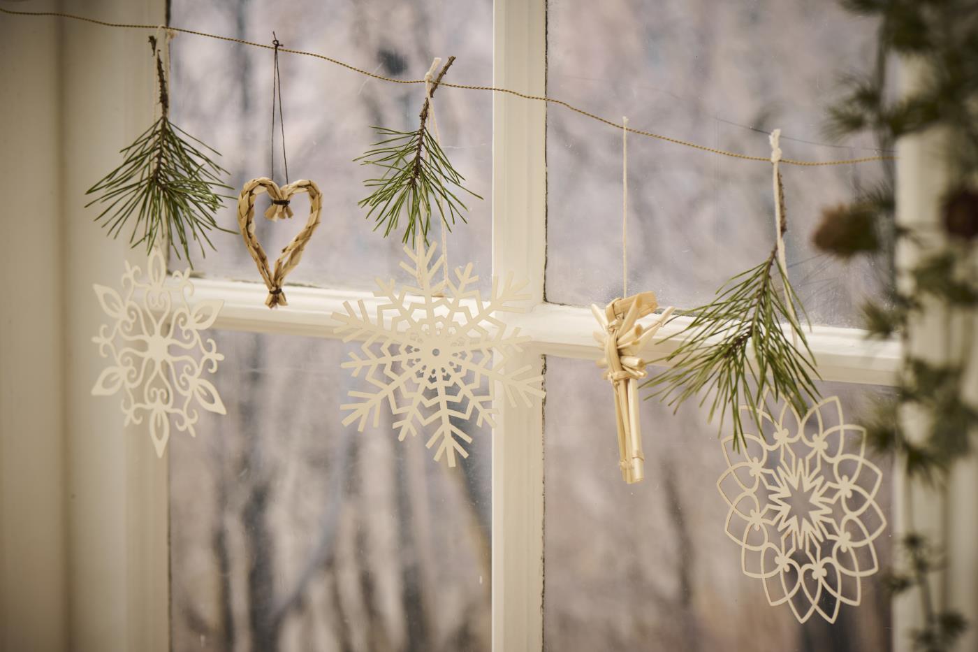 Scherenschnitt Schneekristall 3 versch. Motive im 6er Set