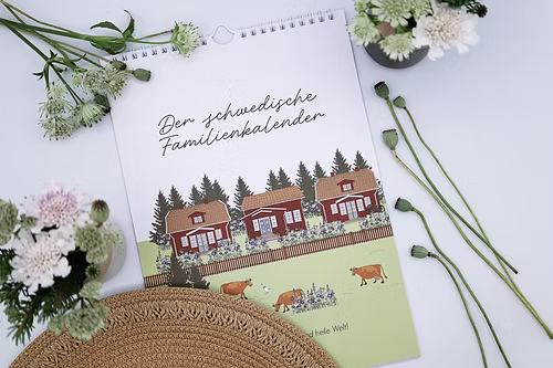 Verblühmeinnicht Jahreskalender - Der schwedische Familienkalender