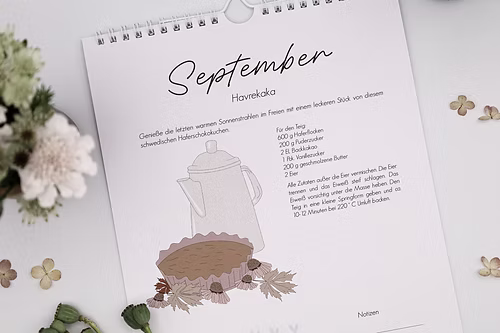 Verblühmeinnicht Jahreskalender - Schwedische Glücksrezepte