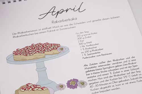 Verblühmeinnicht Jahreskalender - Schwedische Glücksrezepte
