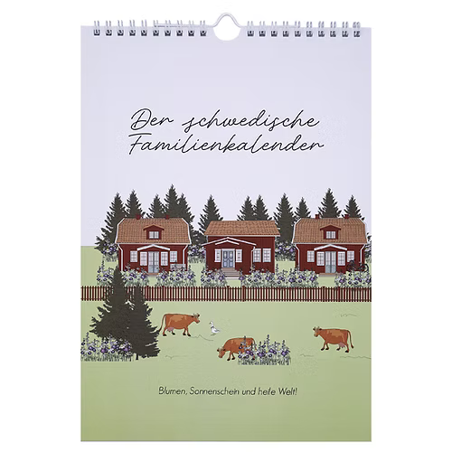 Verblühmeinnicht Jahreskalender - Der schwedische Familienkalender