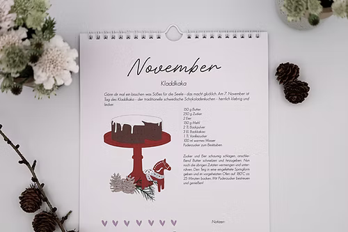 Verblühmeinnicht Jahreskalender - Schwedische Glücksrezepte