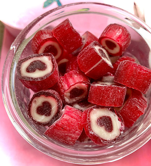 mariAdam Erdbeer Champagner - Bolcher - Herzbonbons