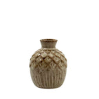 Vase Pinje S, braun/beige