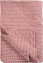Ib Laursen Quilt sand - mit roten Streifen