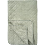 Ib Laursen Quilt staubig grün gestreift