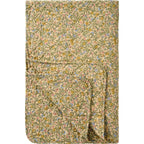 Ib Laursen Quilt mit blauen, gelben, rosa und roten Blumen