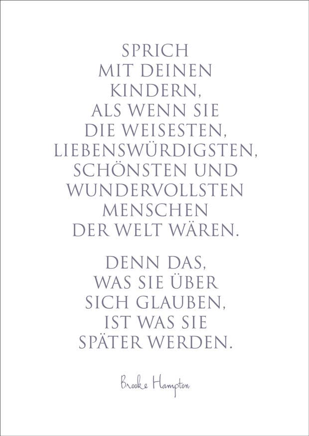 Postkarte "Sprich mit deinen Kindern..."