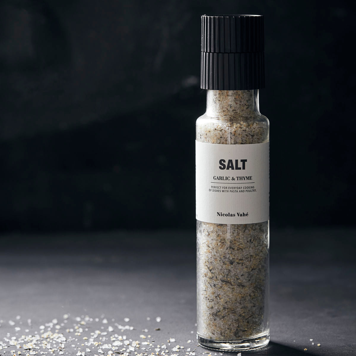 Nicolas Vahé Salzmühle mit Knoblauch & Thymian