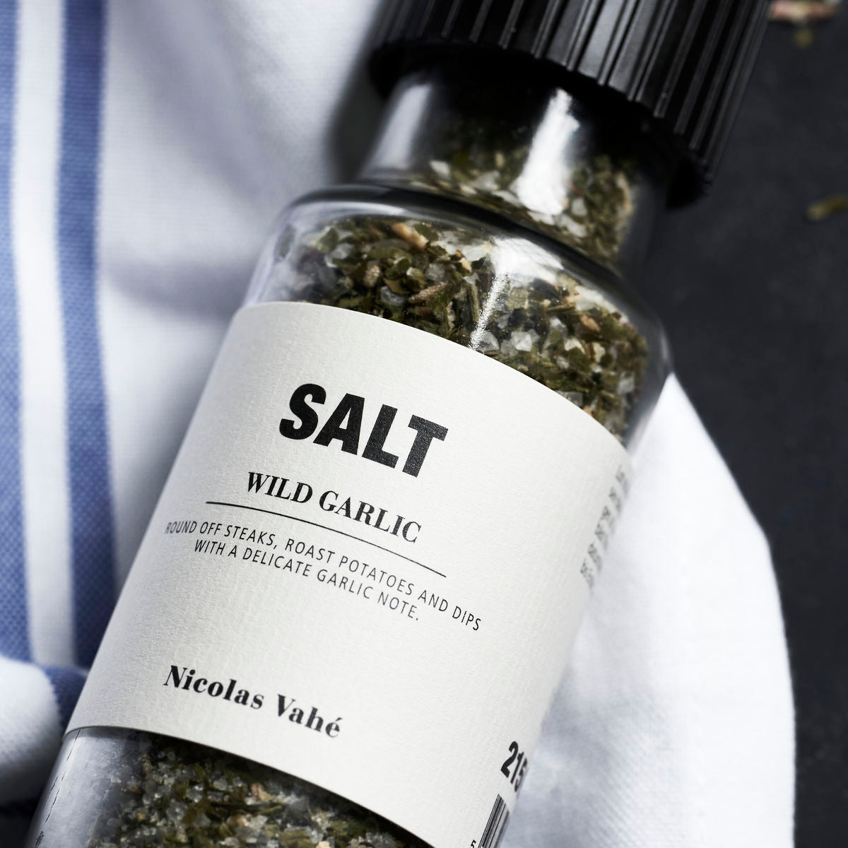 Nicolas Vahé Salzmühle Wild Garlic - mit Bärlauch &  Knoblauch