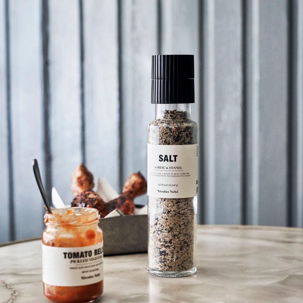 Nicolas Vahé Salzmühle mit Knoblauch & Fenchel