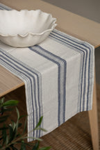 Storefactory Tischläufer "Karlevi" blau, klein 120x35cm