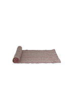 Storefactory Karlelund - Tischläufer, rot/natur, 120x35 cm