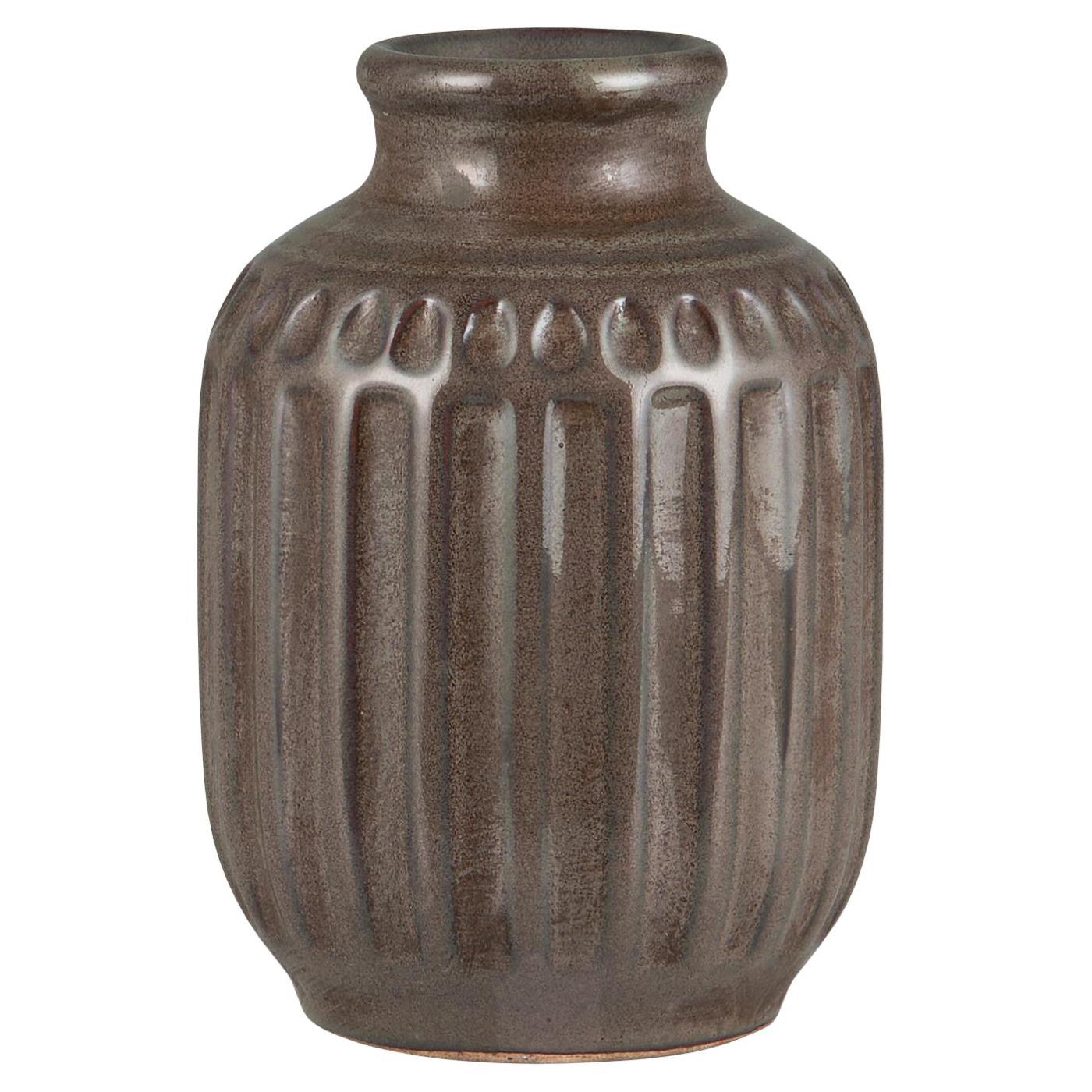 Ib Laursen Vase Lea, unebene Glasur