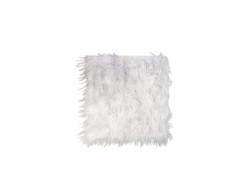Chic Antique Pelzimitat/ Fell , L40/B40 cm weiß