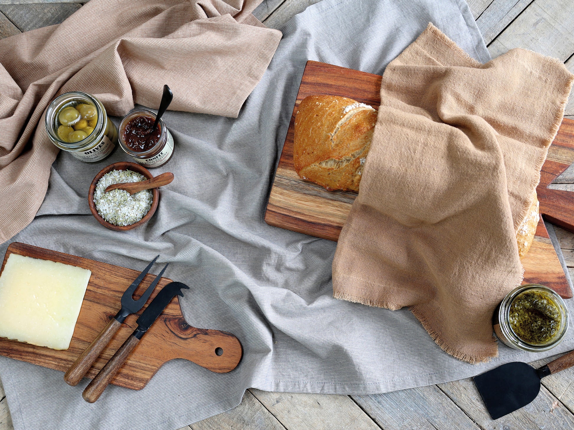 Chic Antique Éternel Geschirrtuch mit Streifen