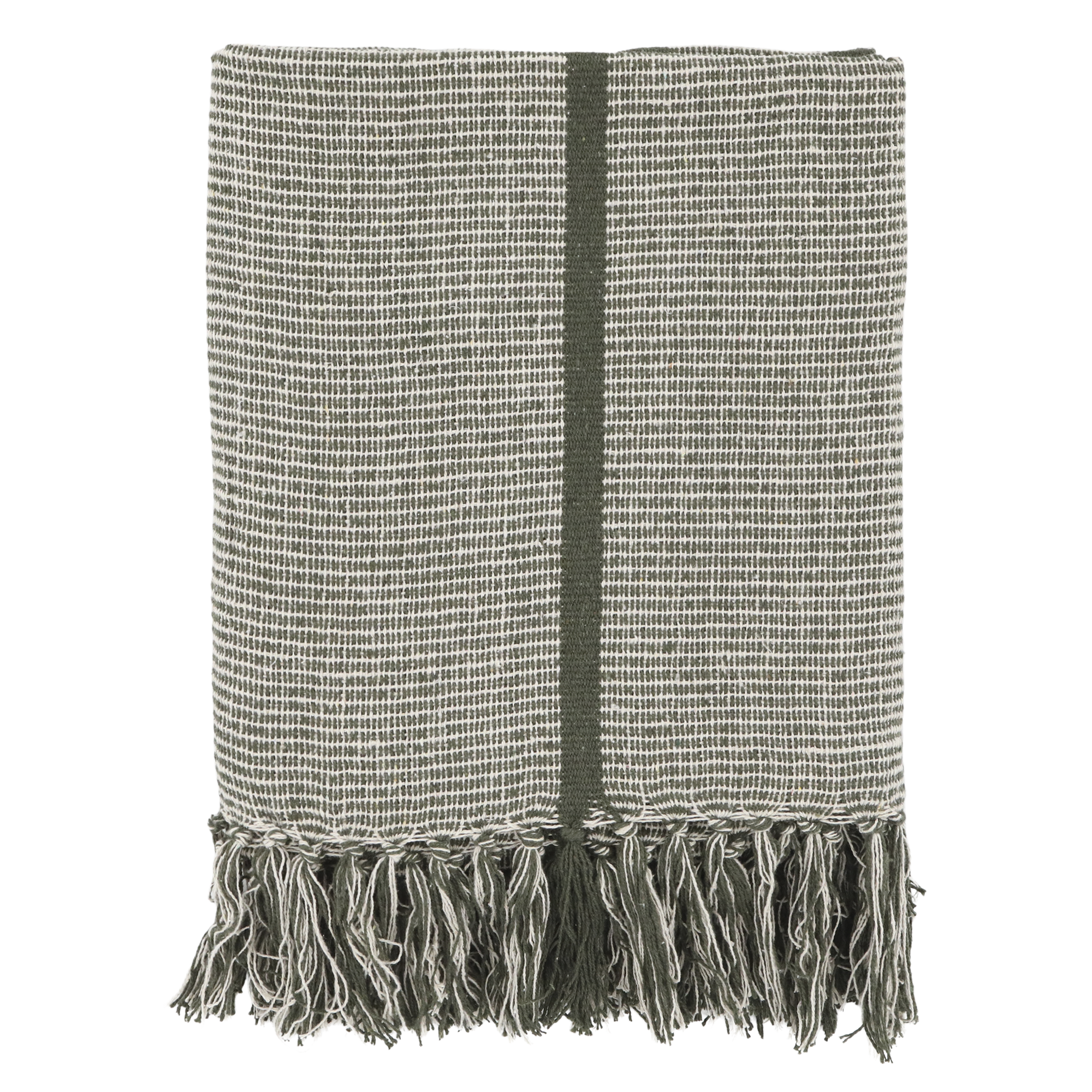 Chic Antique Plaid Aix grün-natur gestreift