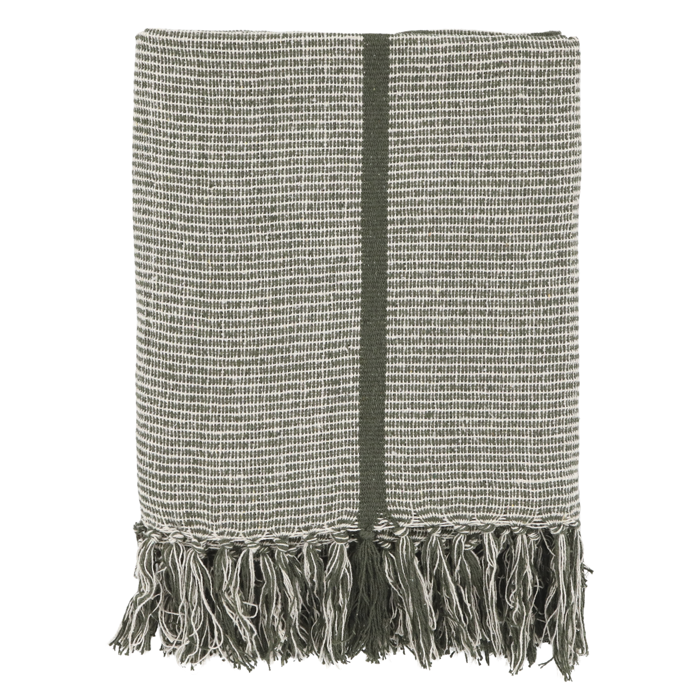 Chic Antique Plaid Aix grün-natur gestreift