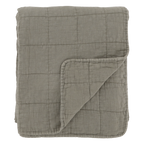 Chic Antique Aix Vintage Quilt/Decke 180x130cm, grün-olive