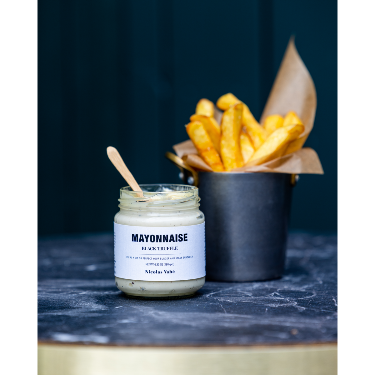 Nicolas Vahé Mayonnaise, Black Truffle/ Trüffel, 180 g