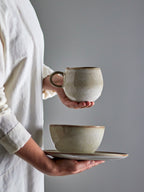 Bloomingville Sandrine Becher, natur, Steingut