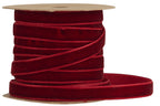 Ib Laursen Veloursband auf Spule 10 m bordeaux