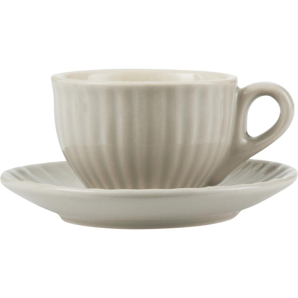 Ib Laursen Mynte Espressotasse mit Unterteller, latte