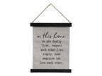 Chic Antique Leinwand "Family Rules"