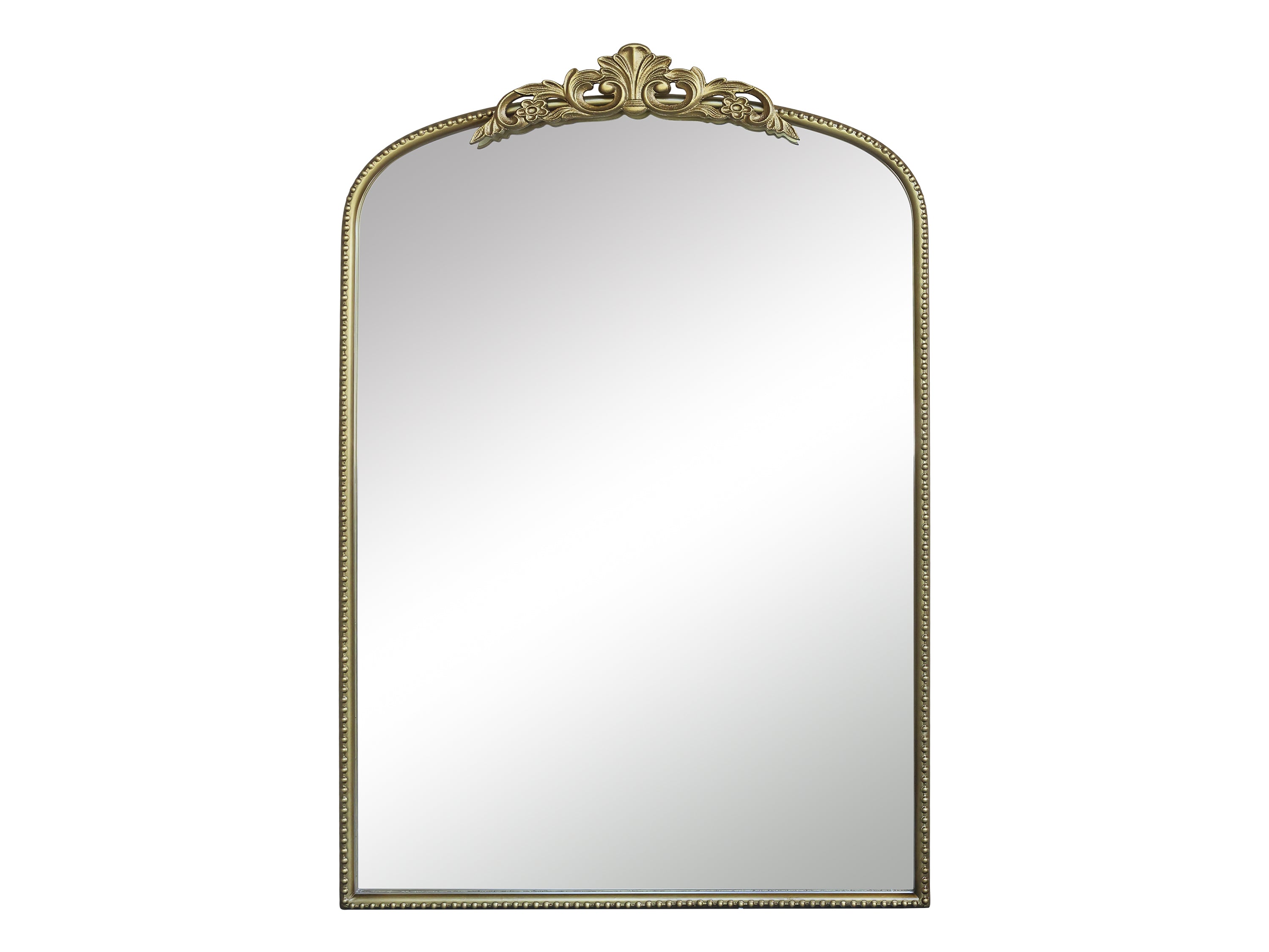 Chic Antique Spiegel mit Dekor Messing 91x61x3