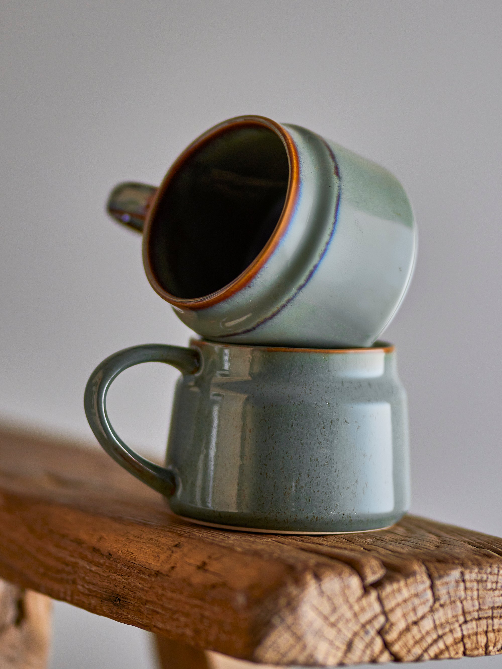 Bloomingville Becher - Pixie Tasse, Grün, aus Steingut