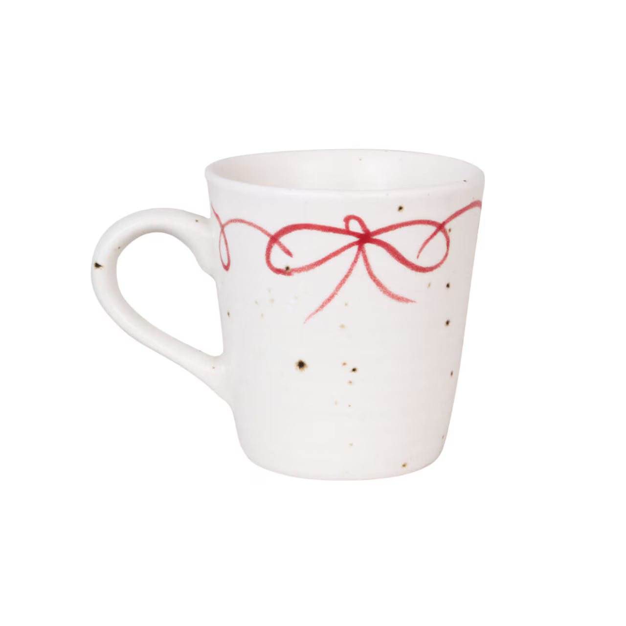 Strömshaga Tasse Viola Bow mit roter Schleife