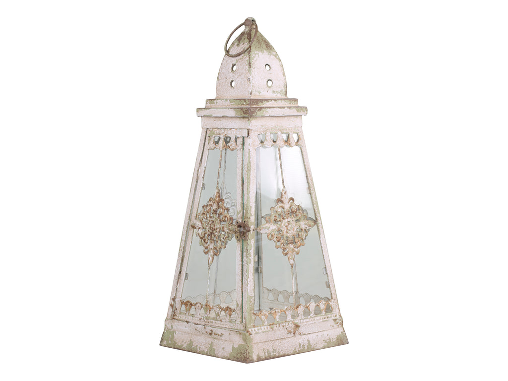 Chic Antique Laterne antique creme groß