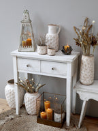 Chic Antique Laterne antique creme groß