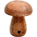 Pilz Dost, natur, Holz, 7,5x7,5x10 cm