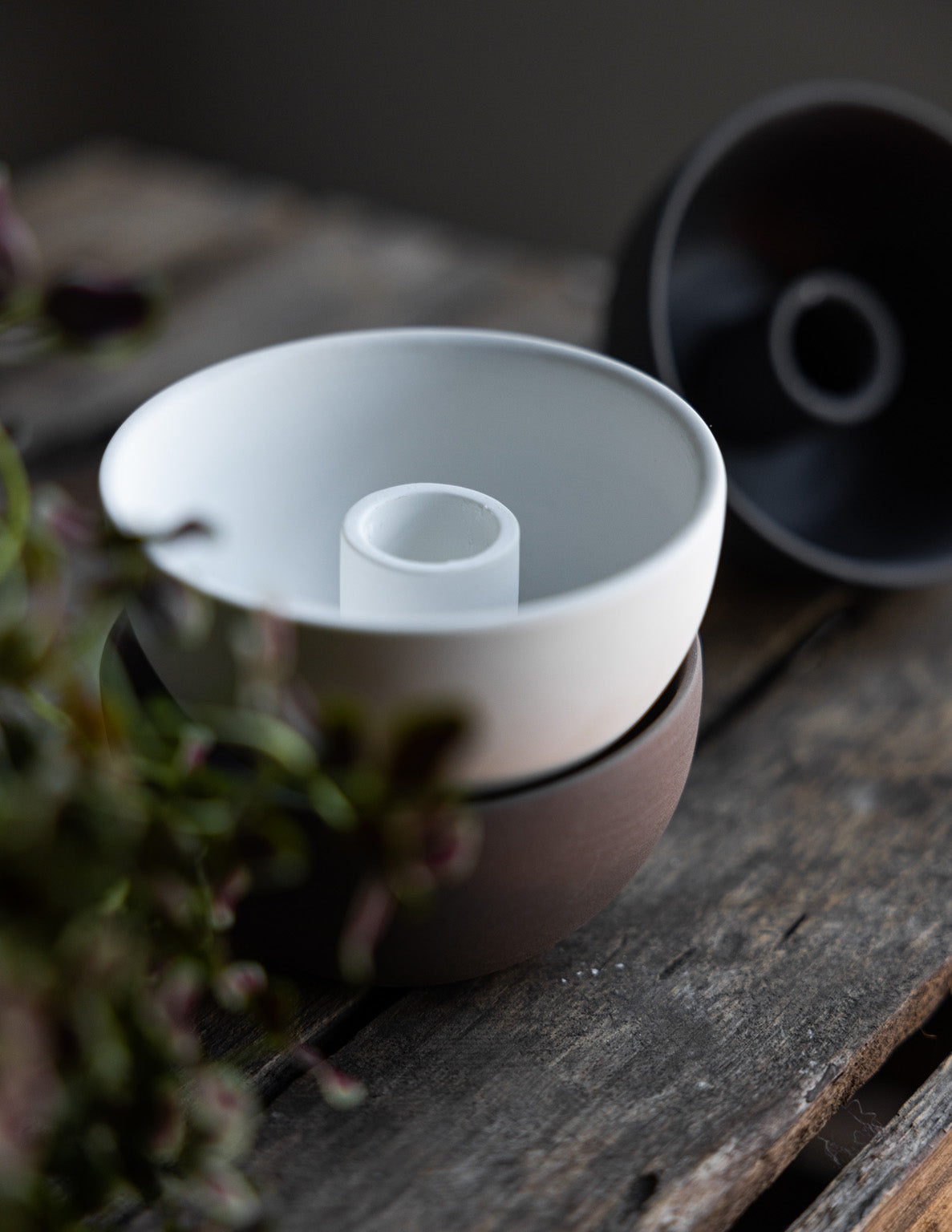 Storefactory Kerzenhalter Lidatorp braun Mini