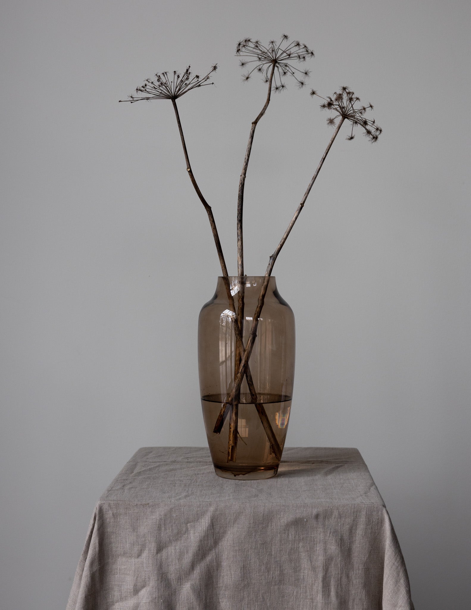 Storefactory Vase Gamleby, braun, 36cm, Glasvase